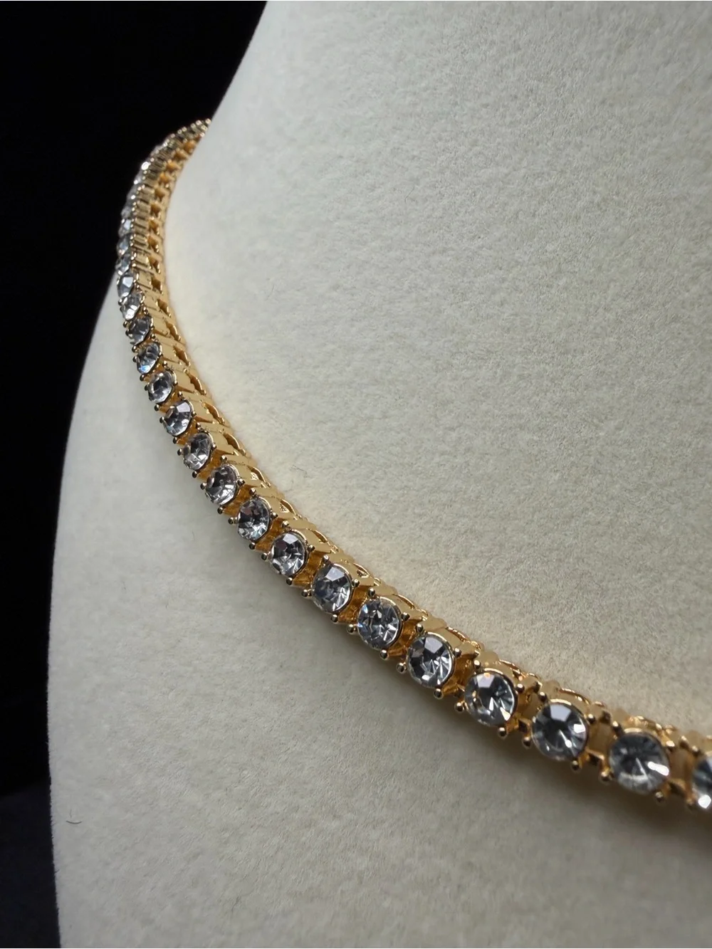 Tennis Necklace 24in 4.3MM AAA CZ Stones 14K Premium Finish w/lock clasp